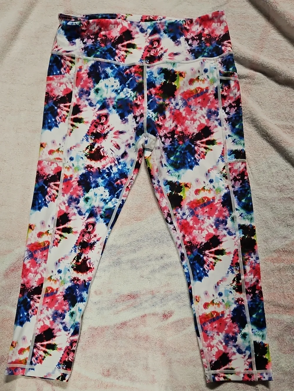 Constantly Varied Gear Multicolor Tie-Dye Capris /pockets
